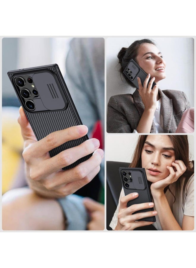 نيلكين غطاء حماية Nillkin Camshield Pro لهاتف سامسونج جالاكسي S26 ألترا، مزود بحماية منزلقة لعدسة الكاميرا، وظهر من البولي كربونات، وإطار من البولي يوريثين الحراري لحماية ممتص الصدمات. - Image 5